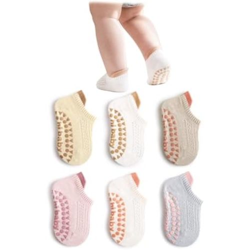 Toddler Girls/Boys Non Slip Socks Baby Grip Infant Breathable Ankle Sock