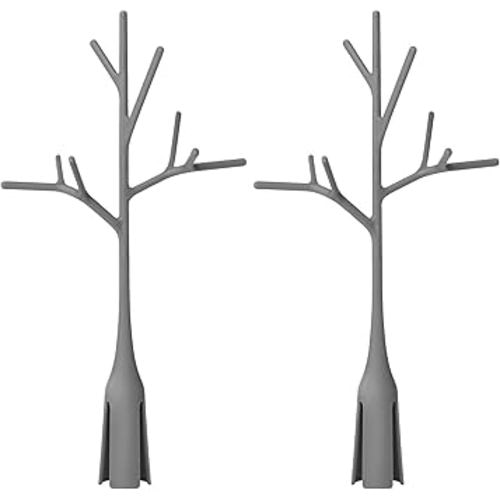 Boon Twig Grass and Lawn Drying Rack Accessory, Warm Gray (Pack of 2)
