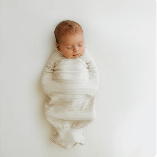 Bamboo Blend Beige Swaddle Sleep Sack – Swaddelini