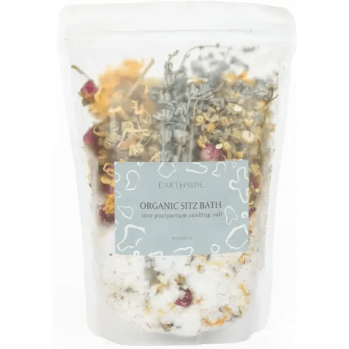 Earthside Organic, Herbal Sitz Bath Postpartum - Giftable Sitz Bath Soak for New Moms - Luxe Pregancy Gifts - Postpartum Sitz Bath Soak