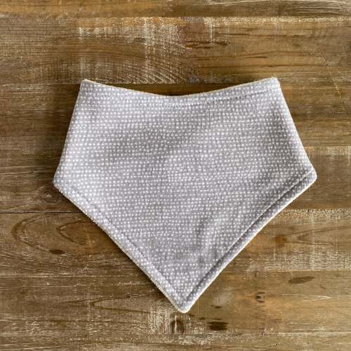 Bandana Bib in Gray Moonscape