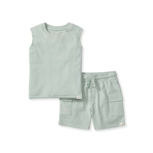 Acid Wash Boy Tee & Shorts Set – Burt's Bees Baby