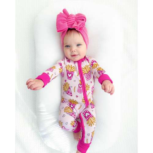 Bamboo Zip Romper | Fries Before Guys