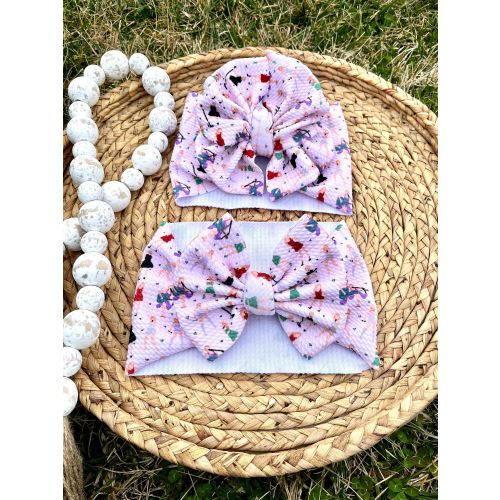 In my Bow Era, Eras hair bow, TS Eras, handmade hair bow, baby hair bow, toddler hair bow, messy hair bow, TS eras bow, Swift bow