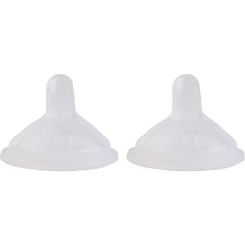 Babba Baby Bottle Nipples, 2-Pack, Anti-Colic (Variable Flow)