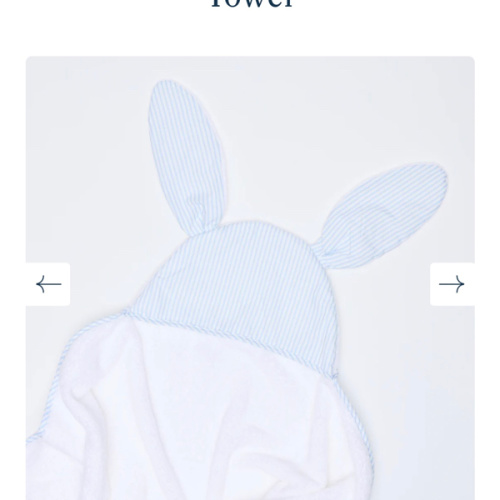 Weezie Kids’ Bunny Hooded Towel