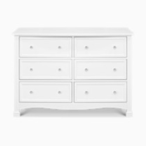 daVinci Kalani 6-Drawer Double Wide Dresser - White