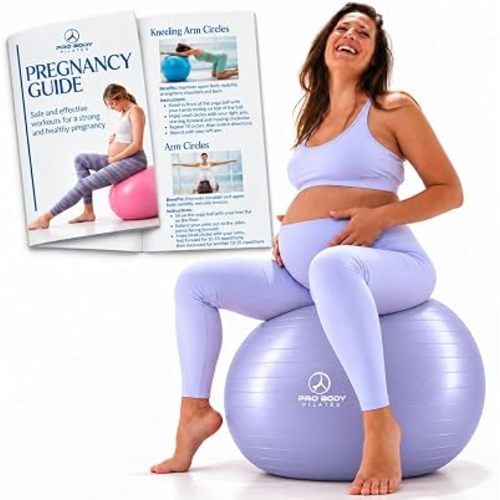 ProBody Pilates Pregnancy Ball with Guide - Birthing Ball