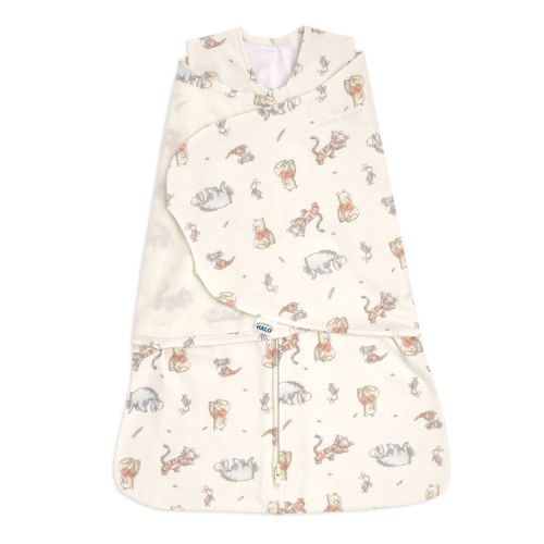 HALO Innovations Sleepsack 100% Cotton Swaddle Wrap Disney Baby Collection - Winnie Frolic S