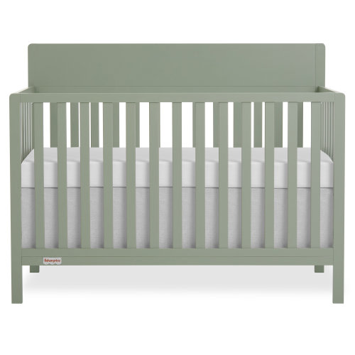 Fisher-Price Meadowbrook 4-in-1 Convertible Baby Crib , Greenguard Gold ; JPMA Certified, Converts from Crib to Toddler Bed (Free Toddler Guardrail Included), Day Bed & Full-Size Bed | Wayfair