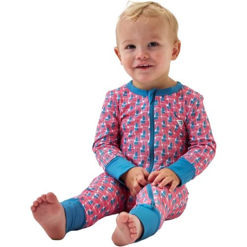 Burlebo Baby Zip Up – Soft Performance Fabric with Fold-Over Cuffs