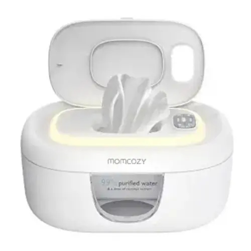 Momcozy Baby Wipe Warmer, Innovative Spring Design,Large Capacity Dispenser