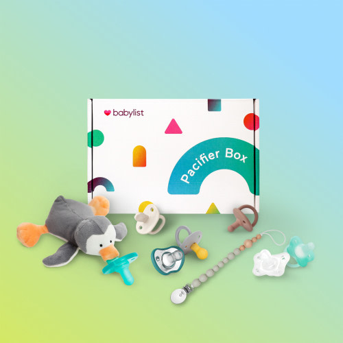 Babylist Pacifier Try-It Box (7 Pacifiers + 1 Clip)
