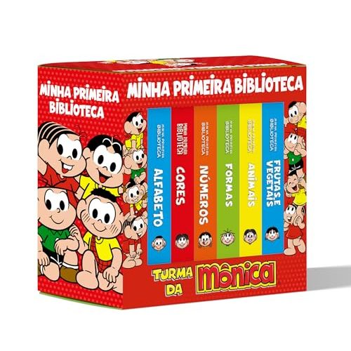 Box - Turma Da Mônica Coleção Minha Primeira Biblioteca