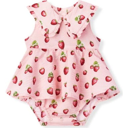 Ruffle Collar One Piece, 12-18M