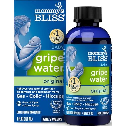 Mommy's Bliss Gripe Water Original, Infants Ages 2 Weeks+, 4 Fl Oz