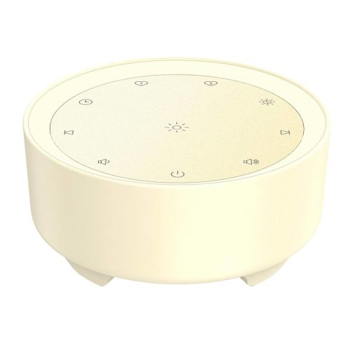 Kipcush Sound Machine & Night Light for Adults, Baby, Kids. White Noise Machine with 20 Soothing Sleep Sounds. Small Size & Portable Design for Bedroom (Putty, Small)