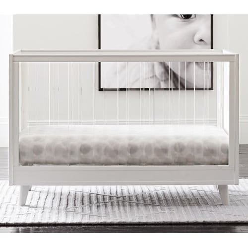 Pottery Barn Kids Sloan Acrylic Convertible Crib - Simply White