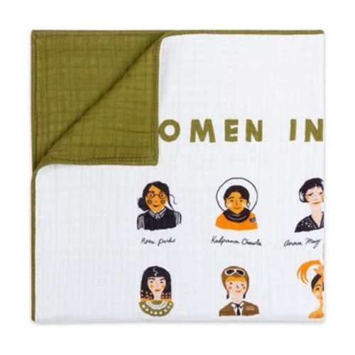 Babyletto Women In History Muslin Quilt - White