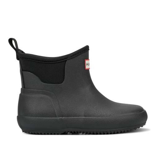 Little kids's Little Kids Finley Pull On Waterproof Rain Boots - Black | Hunter Boots