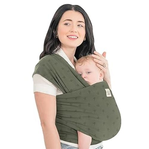 KeaBabies Baby Wrap Carrier, Forest Berries