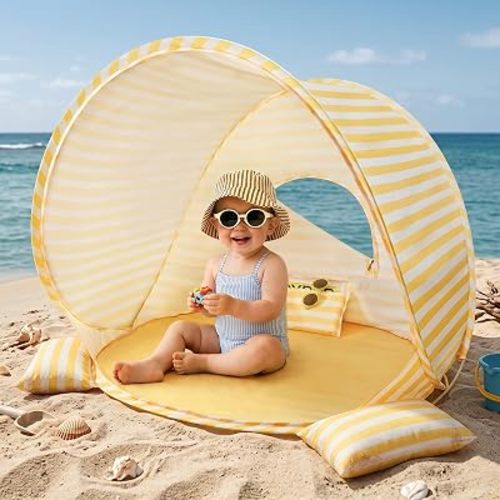 Tiny Land Baby Beach Tent, 2026 New Pop Up UPF 50+ Sun Protection