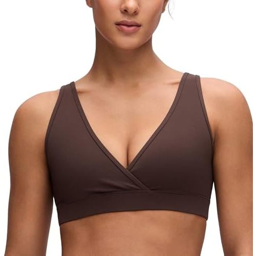 CRZ YOGA Maternity V Neck Nursing Bras