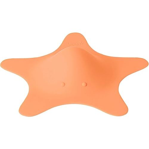 Boon Star Toddler Bathtub and Sink Drain Cover - Starfish Shaped - Easy to Clean Bath Stopper - Baby Bath Essentials