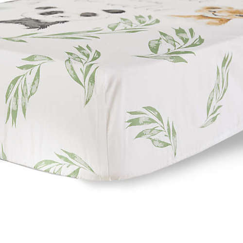 Levtex Baby Mozambique Photo Op Fitted Crib Sheet in WhiteLevtex Baby Mozambique Photo Op Fitted Crib Sheet in White