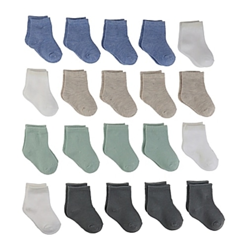 Capelli® New York 3-12 Months 20-Pack Basic Solid SocksCapelli® New York