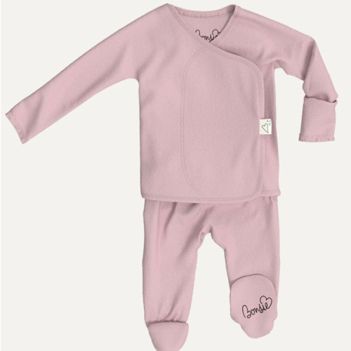Footie - Peony – Bonsie Skin to Skin Babywear