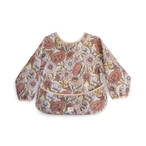 Long Sleeve Bib Retro Flower One Size
