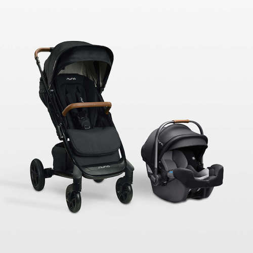 Nuna ® PIPA ™ rx Caviar Black Reclining Baby Car Seat + TAVO ™ next Stroller Travel System