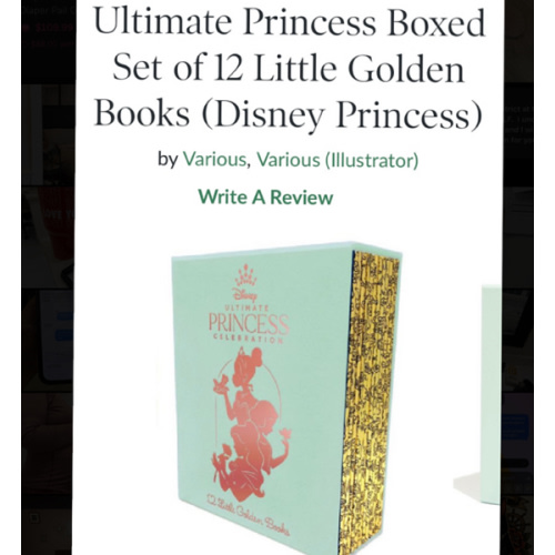 Ultimate Princess Boxed Set of 12 Little Golden Books (Disney Princess) by Various, Hardcover | Barnes & Noble®