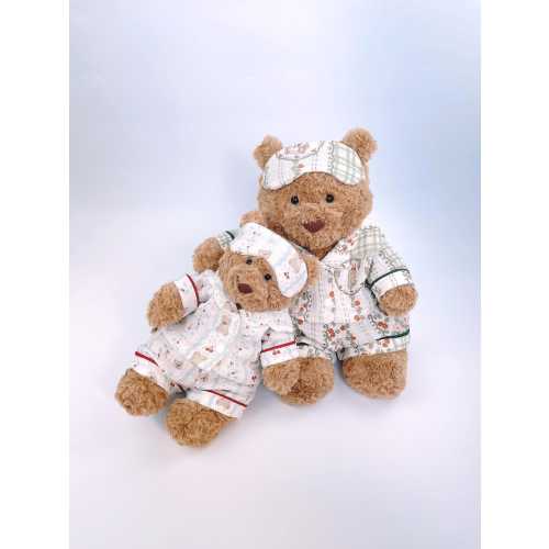 NEW Pajamas Set for Bartholomew jellycat - Specially Tailored for Bears Medium/Large/Huge, Special Gift for kids, Pajama & sleep mask