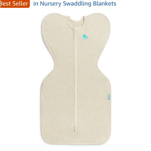 Love to Dream Swaddle UP, Sleep Sack 0-3 Months, Self-Soothing, Improves Sleep, Snug Fit Helps Calm Startle Reflex, Baby Essentials Must Haves Newborn, 1.0 TOG, 8-13 lbs, Oatmeal