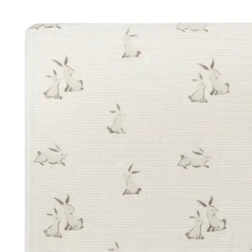 Bunny Organic Crib Sheet