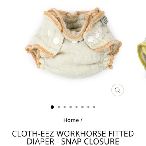 Cloth-eez Workhorse Fitted Diapers