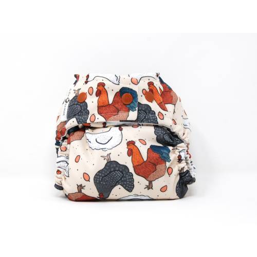 Chicken Eggs Cloth Diaper Cover or Pocket Diaper (One Size)