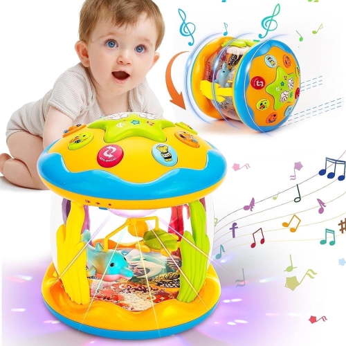 Baby Toys for 6-12 Months, Light Up Musical Baby Toys for 12-24 Months, Learning Toys for 1 2 3 Year Old Girls Boys