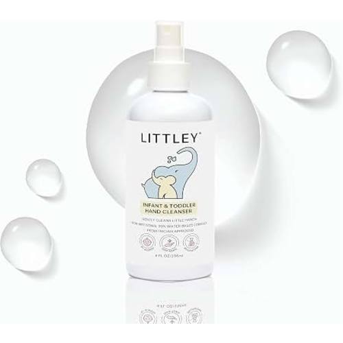 Amazon.com: Littley Infant & Toddler Hand Cleanser | HOCl Spray | 8 oz | Fragrance-free formula for delicate infant and toddler skin — 99% water-based HOCl, no rinse needed