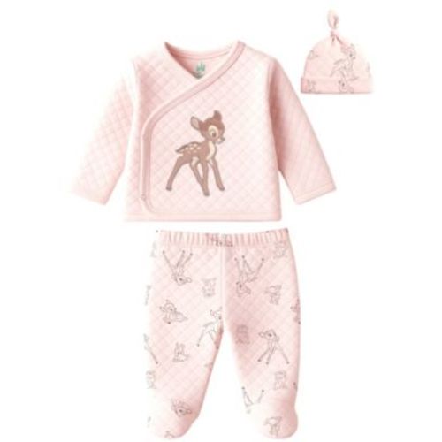 Baby Girls' Long Sleeve Bambi Top, Pant and Hat , 3-Piece Set