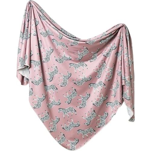 Copper Pearl Large Premium Knit Baby Swaddle Receiving Blanket Zella