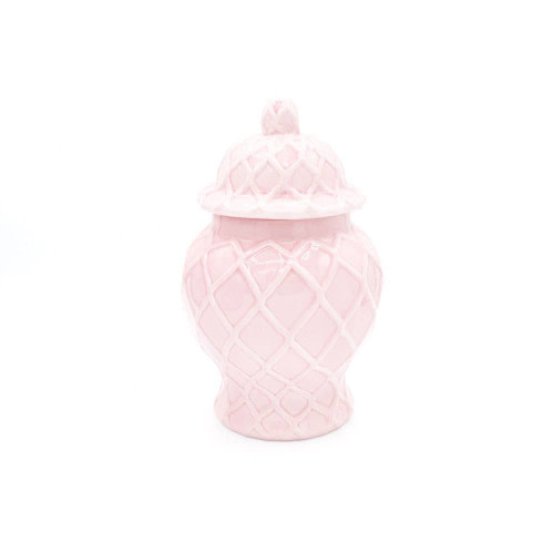 Pink Small Textured Ginger Jar