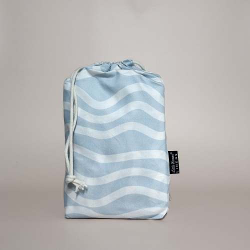 Waterproof Co-Sleeper / Change Pad Sheet | Bright Waves – Little Human Linens