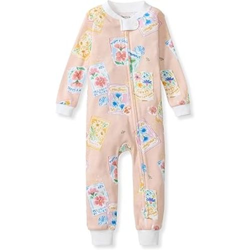 Burt's Bees Baby Unisex Footless Sleeper Pajama, 1-Pc Zip-Up Footie Pajama
