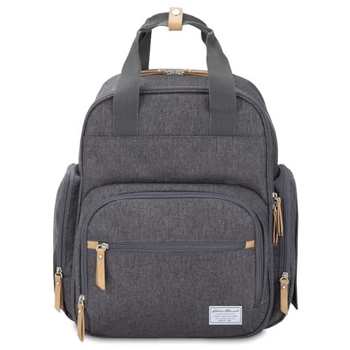 NoJo Eddie Bauer Canyon Summit Backpack Diaper Bag - Gray