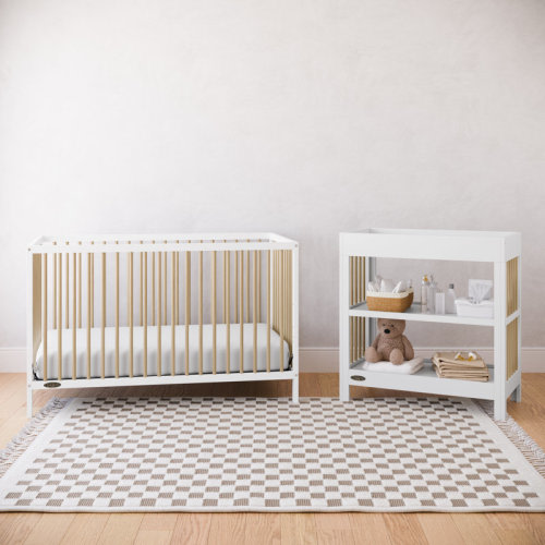 Graco Teddi 5-In-1 Convertible Crib And Teddi Changing Table 2-Piece Nursery Set & Reviews | Wayfair