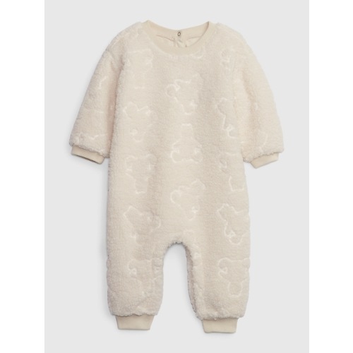 Baby Sherpa One-Piece in chino beige, size: 6-12 M