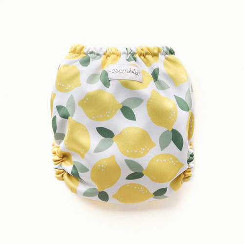Esembly Cloth Diaper Cover - Lemons - Size 1